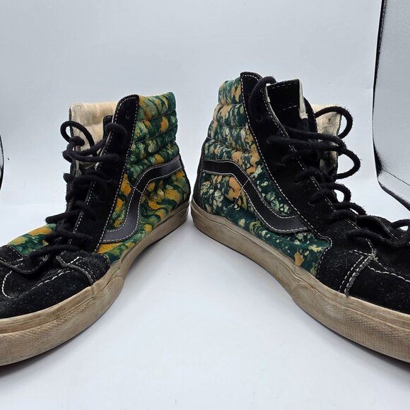 Vans Sk-8 Hi La Della Mens Size 10 Green Floral Sneaker Shoes Casual Walking main image 10